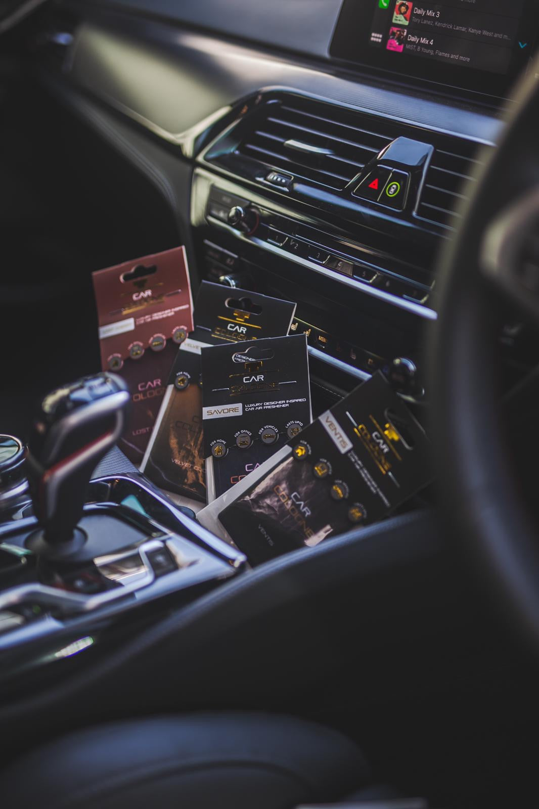 Designer Fragrance Car Scent Hangers