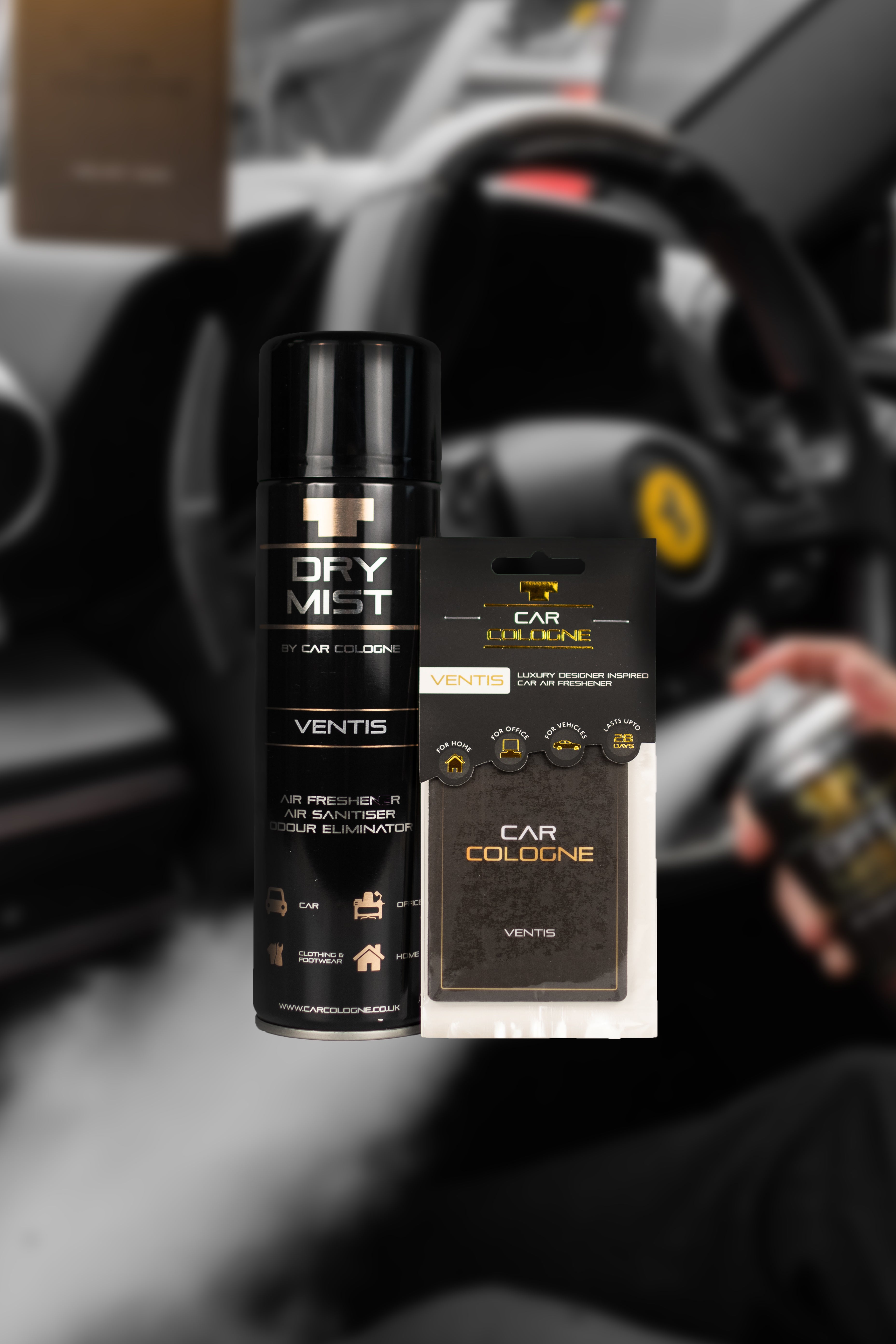 Ventis Bundle - Dry Mist & Card Freshener – Car Cologne